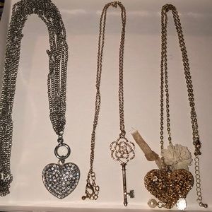 3 necklaces